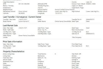 do fast and precise property title research