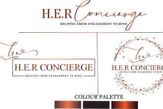 design wedding, engagement, anniversary,birthday event logo