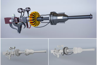 create 3d game assets for you