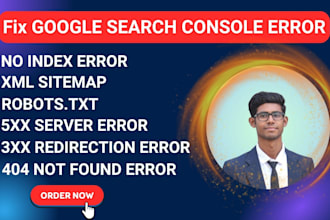 fix google search console errors and index your website