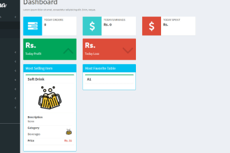 create a restaurant management system