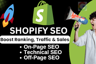 provide shopify seo service for your shopify website