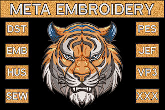 digitize image for embroidery digitizing, logo embroidery patche design, dst pes