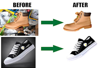 do photoshop background removal, color change, whiten
