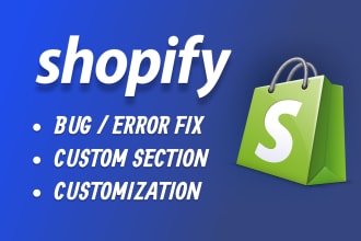 do shopify bug fix, custom code section, add cms settings