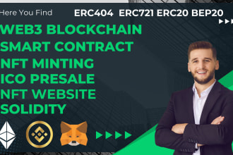 create ico, ido presale, smart contract, wallet connect, pandora on ethereum