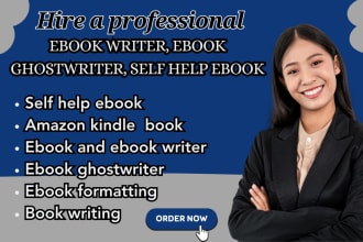ghostwrite self help, motivational, life coaching, mental health, medical ebook