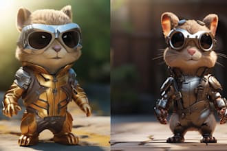 design 3d nft and nft characters for collection