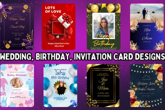 design invitation card, birthday card, wedding, greeting card, invitation design