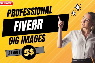 create fiverr gig image thumbnail