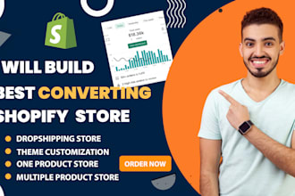 setup profitable shopify website or shopify store design