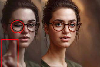 fix ai images using midjourney, dalle and photoshop ai