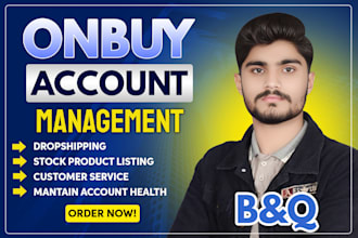 list product on onbuy dropshipping account manger