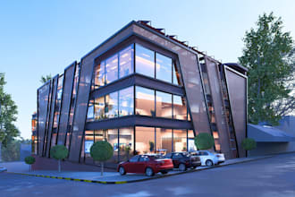 do architectural 2d 3d modeling and rendering in revit