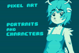 draw a character for you in my style of pixel art
