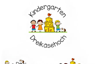 make a unique professional baby shop child care day care, school logo design