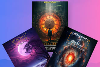 design front book cover, ebooks cover, amazon kindle
