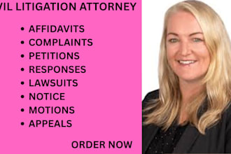 be your civil litigation lawyer and help you get justice in USA and UK