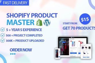 add products and manage shopify product listings, and upload