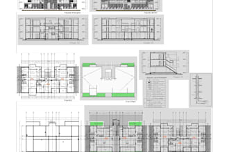 draw architectural floor plans, elevations and sections