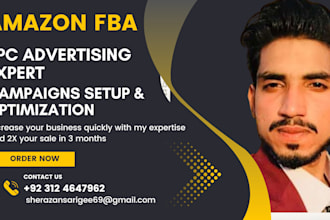 manage and optimize your amazon PPC ads campaigns as PPC advertising manager