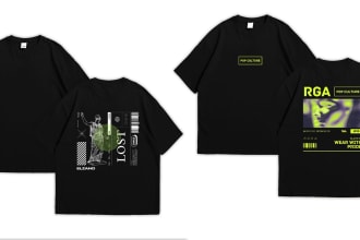 make streetwear t shirt or urban grunge t shirt design