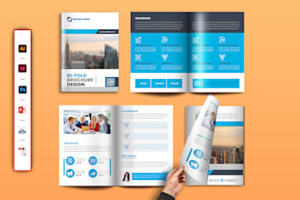 design company profile digital brochure catalog booklet ebook business flyer epk