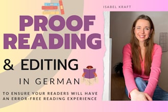 proofread and check your writing for grammar and spelling in german