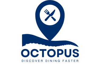 create a dine locating app logo, poster and ad