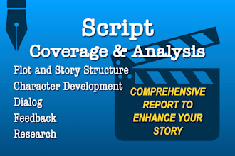 provide coverage and analysis on your screenplay or television script