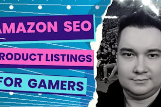 write amazon listing SEO product descriptions to convert gamers