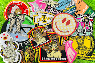 manufacture cutom embroidered patches, digitizing and shipping