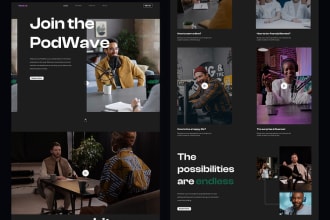design advanced music website, artist, dj, podcast website