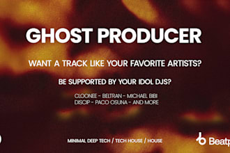 ghost produce minimal deep tech house, indie dance