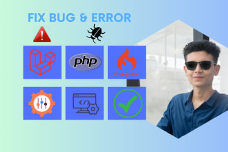fix bug develop and customize laravel,php,mysql,codeigniter