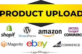 manage product uploads for shopify, woocommerce or any ecommerce platform