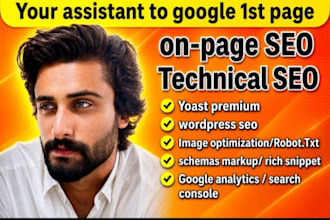 do on page SEO technical,audit and google search console optimization