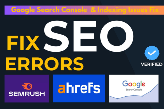 fix technical seo, page indexing, google console errors