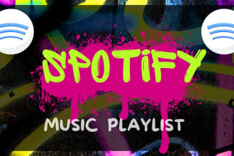 add spotify music promotion to 900 UK USA trending playlist curators