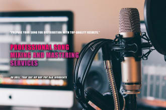 mixing and your drill, rap, trap, pop, afrobeat vocals