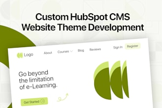 develop a custom hubspot cms website theme
