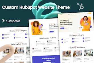 do custom hubspot cms website theme
