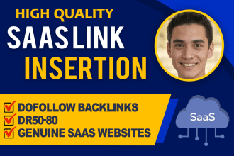 create saas backlinks with saas link insertion niche edit