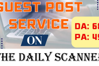 publish guest post article on daily scanner
