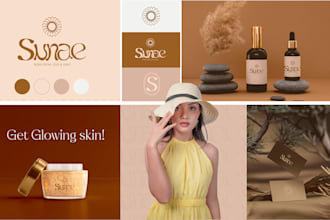 do a catchy logo and a complete branding kit with brand identity