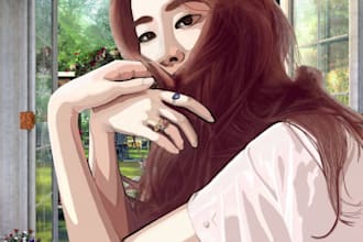 draw a portrait of you or someone else