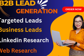 drive sales with expert b2b lead generation services