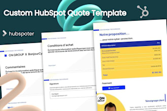 develop custom hubspot quote template