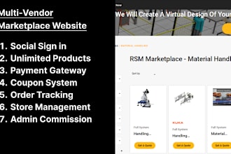 develop wordpress multi vendor marketplace ecommerce website