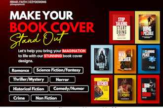 create stunning ebook and paperback book cover for amazonkdp